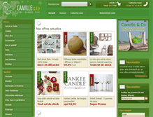 Tablet Screenshot of camilleandco.be